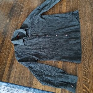 Stylish Black Shirt with Pink Accents